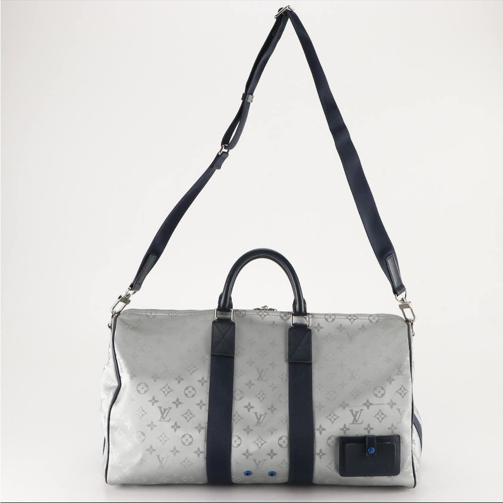 Louis Vuitton Limited Edition Keepall 50 Bandoulière in Monogram Satellite